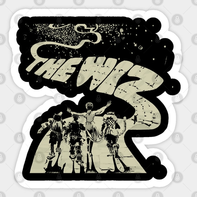 The Wiz Vintage art Sticker by CANDY MARKET